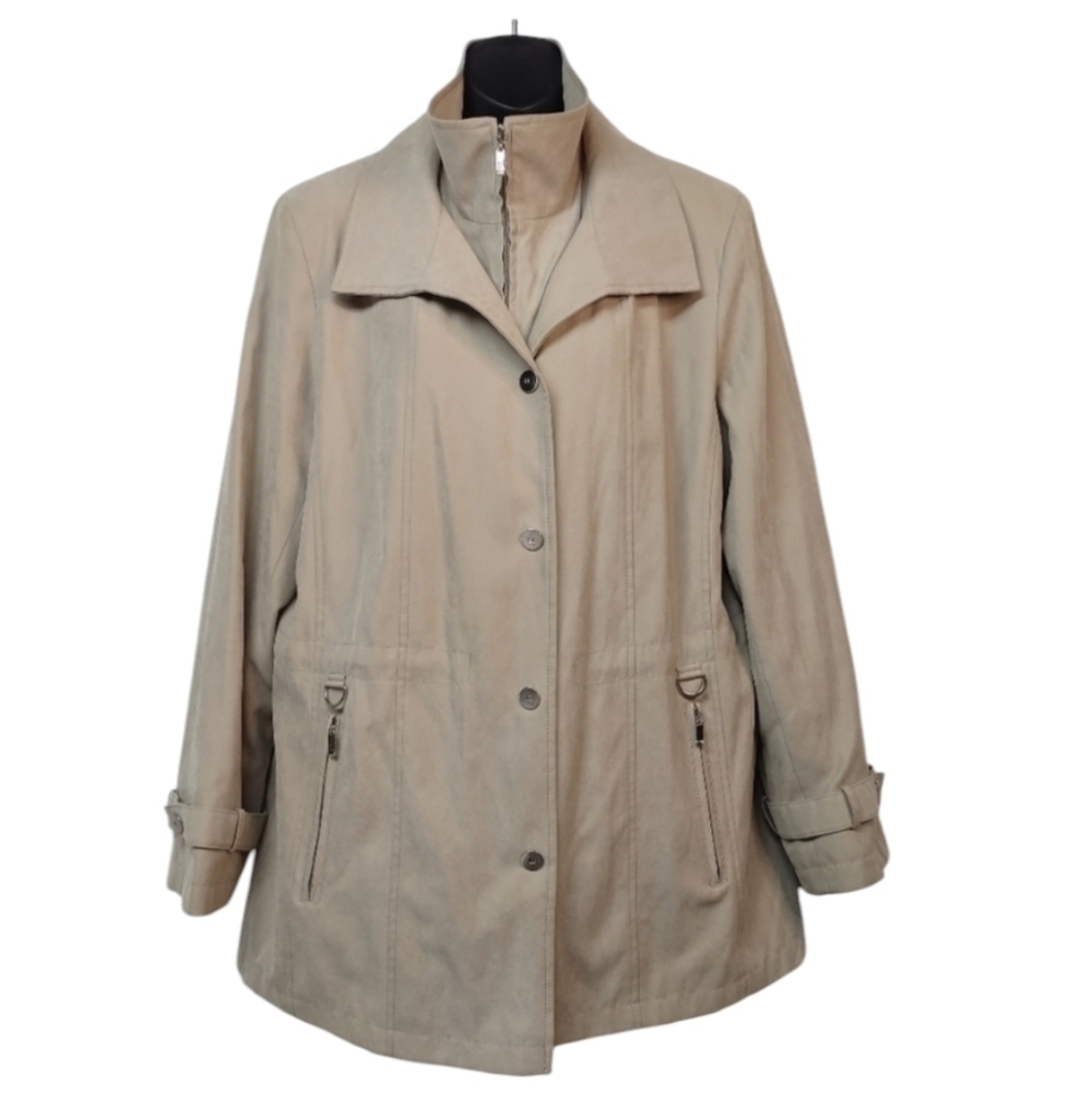 Gallery Beige Trench Coat